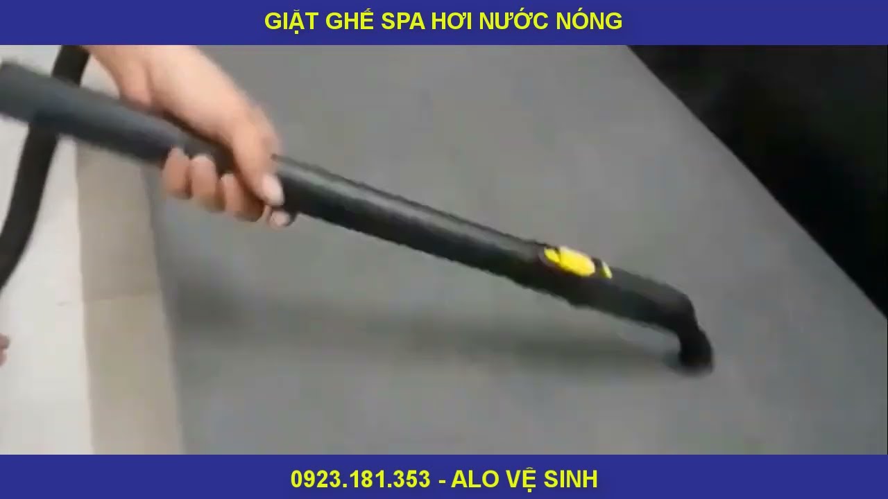 Vệ Sinh Ghế Spa Bằng Hơi Nước Nóng | Khô Nhanh + Khử Mùi & Diệt Khuẩn 99% | Alo Vệ Sinh
