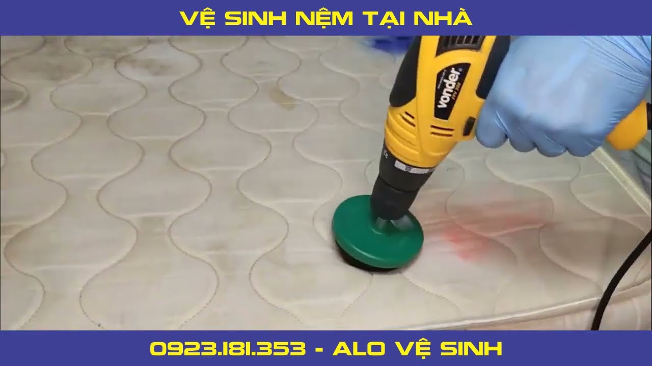 Vệ Sinh Nệm Tại Nhà Bằng Hơi Nước Nóng | Khô Nhanh + Khử Mùi & Diệt Khuẩn 99% | Alo Vệ Sinh