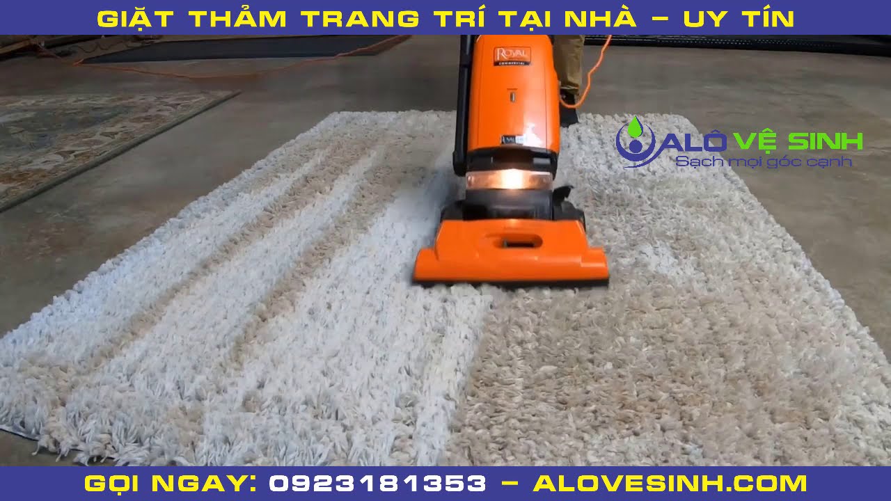 Giặt Thảm Trang Trí Tại Nhà Bằng Hơi Nước Nóng