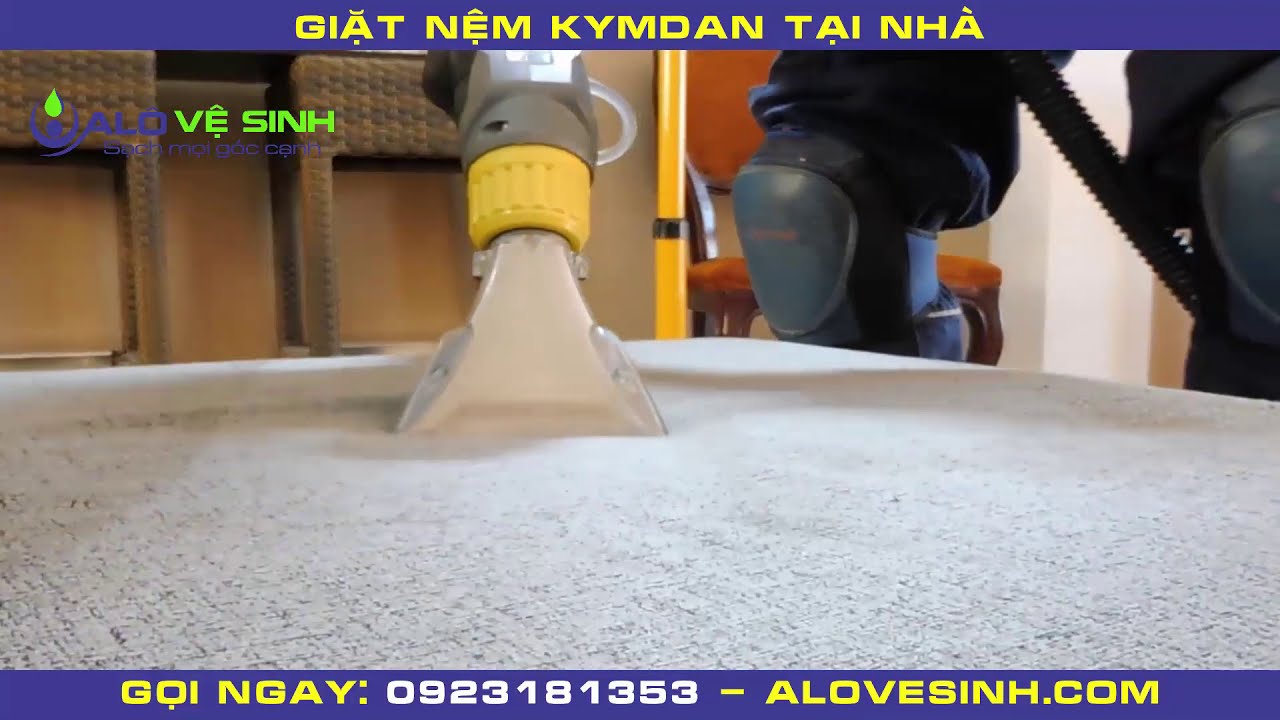 Giặt Nệm Tại Nhà Bằng Hơi Nước Nóng Khử Mùi & Diệt Khuẩn 99%