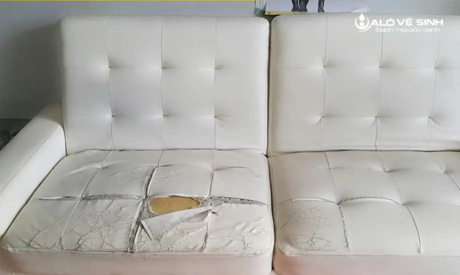 Bảo quản ghế sofa da đúng cách tránh tình trạng sofa bị nổ