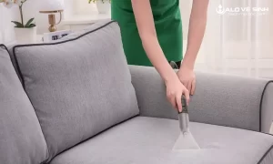 Cách vệ sinh ghế sofa vải bố làm sofa trở nên sáng bóng sạch hơn