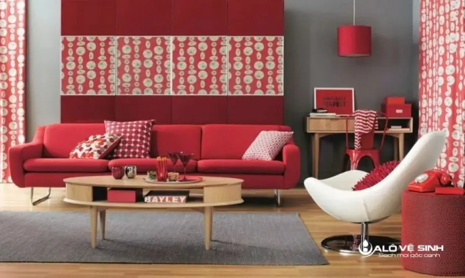 Chọn màu sofa theo phong thủy cho người mệnh Hỏa.