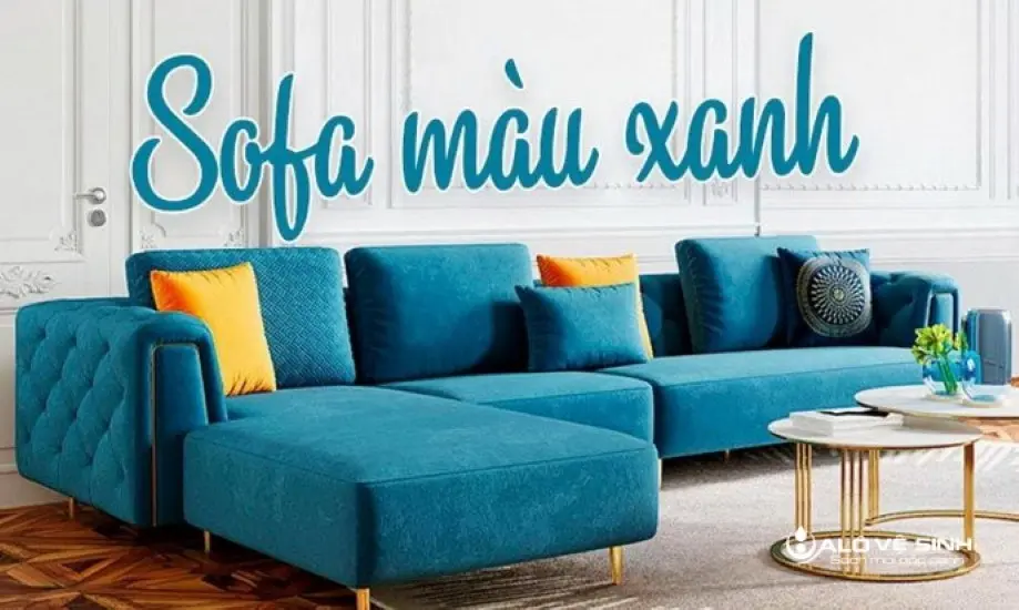 Người mệnh Mộc sẽ vô cùng phù hợp với những chiếc sofa màu xanh biển.