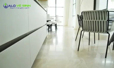 Đánh bóng sàn đá Marble giúp làm sạch không gian, tăng tính thẩm mỹ và tốt cho sức khỏe của người dùng