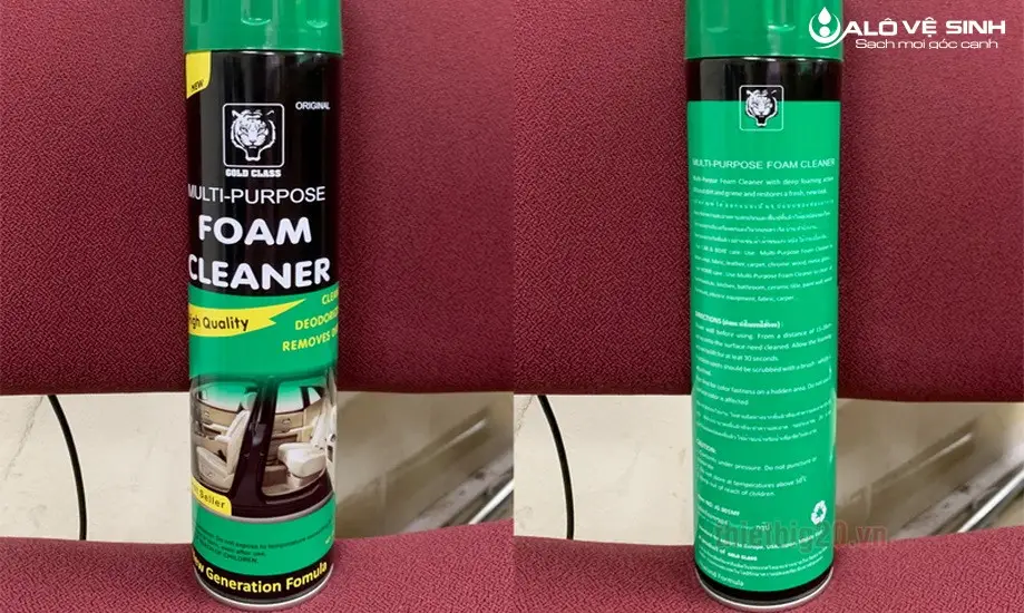Dung dịch vệ sinh nệm loại nào tốt - Ufu Foam Cleaner có khả năng diệt khuẩn tẩy sạch mọi vết bẩn