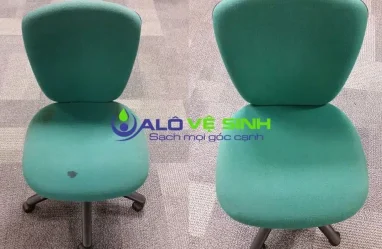 Chất lượng giặt ghế văn phòng Gò Vấp Alo Vệ Sinh