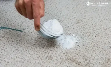 Giặt thảm bằng Baking Soda