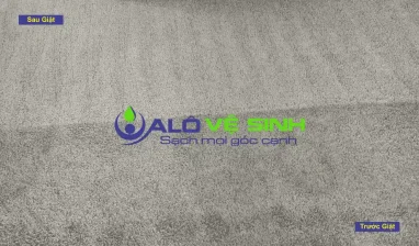 Hiệu quả giặt thảm chùi chân bằng máy giặt thảm chuyên dụng của Alo Vệ Sinh