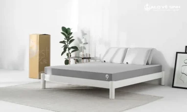 Nệm có độ dày 5cm phù hợp với trẻ em