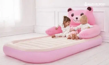 Nệm hơi trẻ em với kiểu dáng xinh xắn