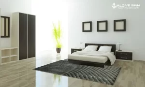 Thảm chân giường làm tươi mới không gian phòng nhà bạn