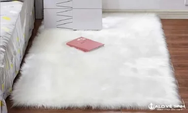 Thảm lông cừu rất mềm mịn và giá trị thẩm mỹ cao