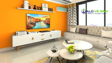 Thường xuyên vệ sinh nhà cửa là cách tốt nhất giữ phòng khách luôn sạch đẹp