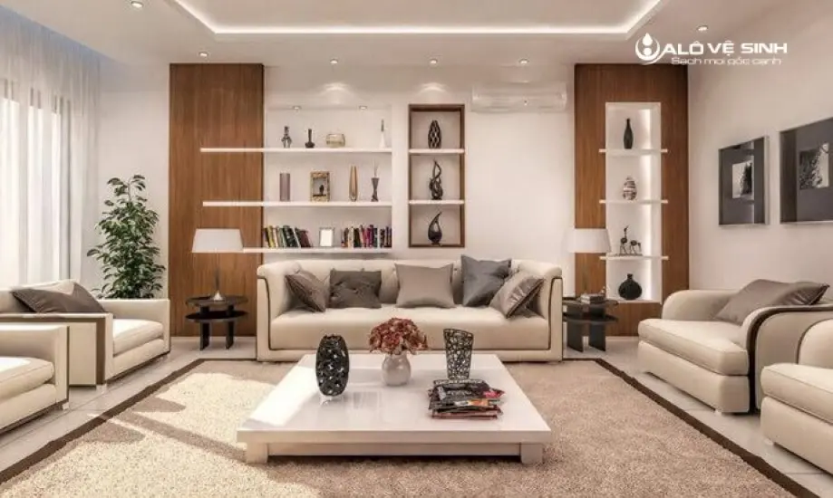 Vệ sinh sofa tại nhà Củ Chi thường xuyên nâng cao giá trị thẩm mỹ không gian phòng khách