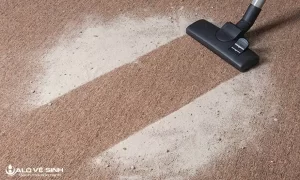 Vệ sinh thảm lót sàn bị mốc thường xuyên để thảm bền lâu hơn