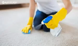 Vệ sinh thảm thường xuyên ngăn ngừa vi khuẩn, nấm mốc bám vào thảm