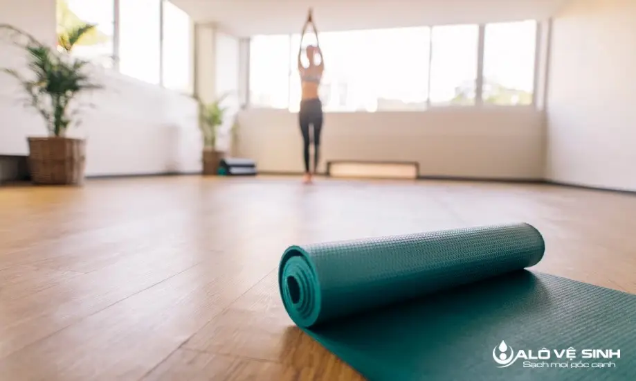 Vệ sinh thảm yoga cao su đảm bảo sức khỏe bản thân