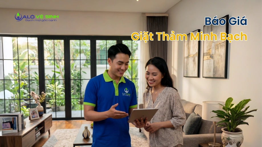 Chi tiết bảng báo giá vệ sinh thảm Quận 5 thực tế