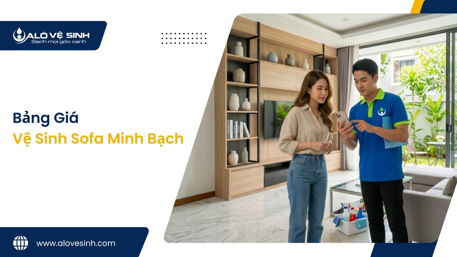 Bảng giá giặt ghế sofa Bình Thạnh chi tiết từng loại
