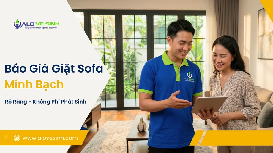 Nhân viên tư vấn bảng giá giặt ghế sofa Quận 11 rõ ràng
