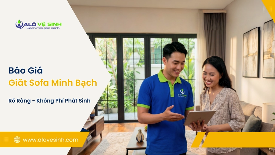 Bảng báo giá giặt ghế sofa Quận 6 chi tiết minh bạch