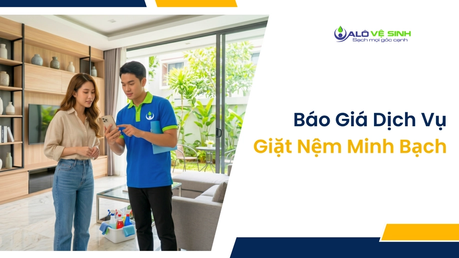Tư vấn bảng giá giặt nệm Hóc Môn minh bạch tại nhà