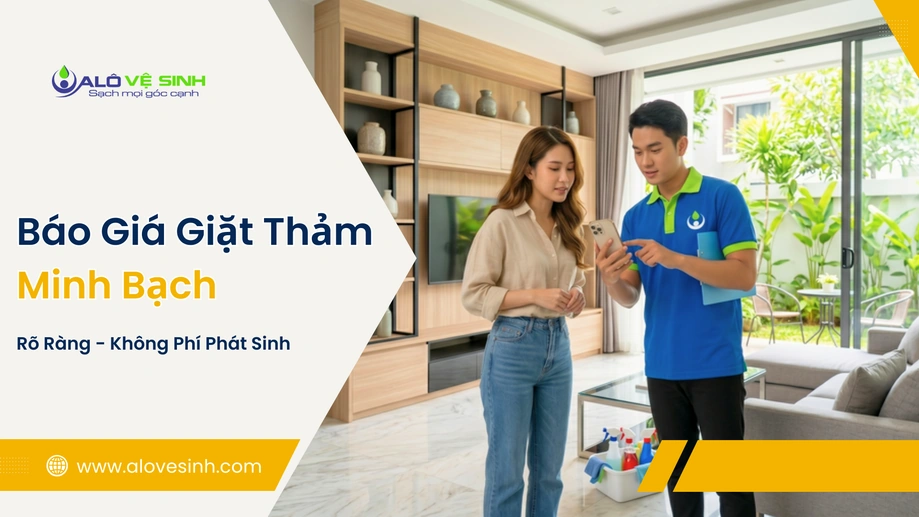 Nhân viên tư vấn báo giá dịch vụ giặt thảm Tân Bình rõ ràng
