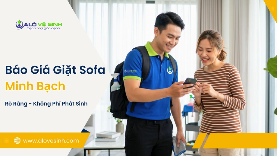 Kỹ thuật viên báo giá vệ sinh ghế sofa da Quận 1 trực tiếp 