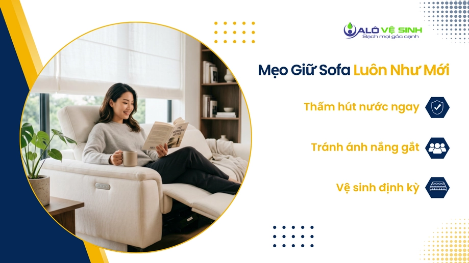 Bề mặt sofa êm ái sau khi giặt ghế sofa Quận 1 