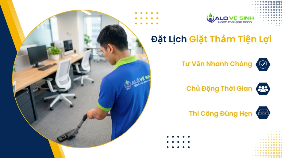 Nhân viên tư vấn hỗ trợ đặt lịch giặt thảm Nhà Bè
