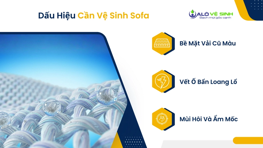 Các dấu hiệu cần giặt ghế sofa Quận 3 thường xuyên