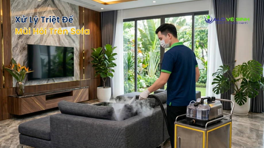 Giặt ghế sofa Quận 10 khử sạch mùi hôi