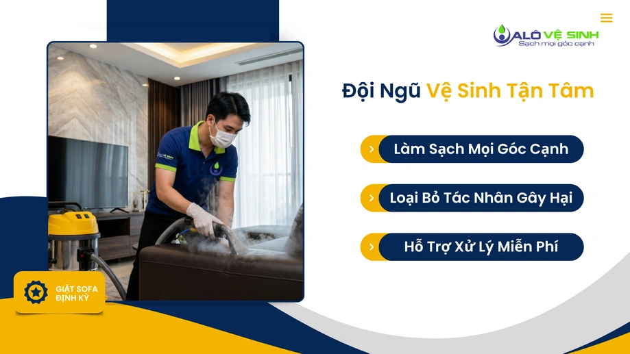 Dịch vụ giặt ghế sofa Phú Nhuận bảo vệ sức khỏe