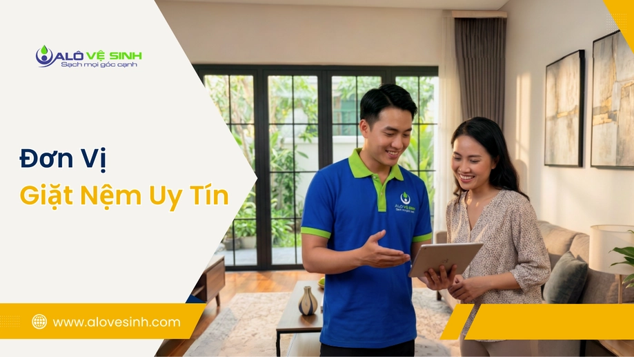 Đội ngũ giặt nệm Tân Phú uy tín tại Alo Vệ Sinh