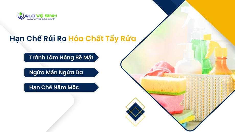 Hạn chế dùng hóa chất gia dụng khi giặt ghế sofa Phú Nhuận