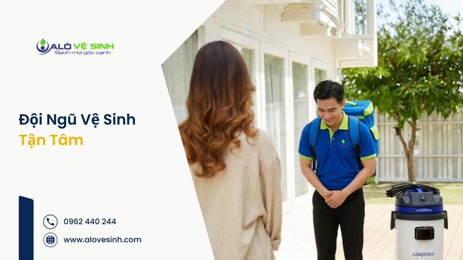 Đội ngũ kỹ thuật bàn giao sau khi giặt ghế sofa Quận 5