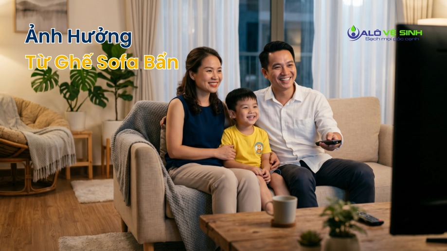 Xử lý vết bẩn với dịch vụ giặt ghế sofa Quận 5