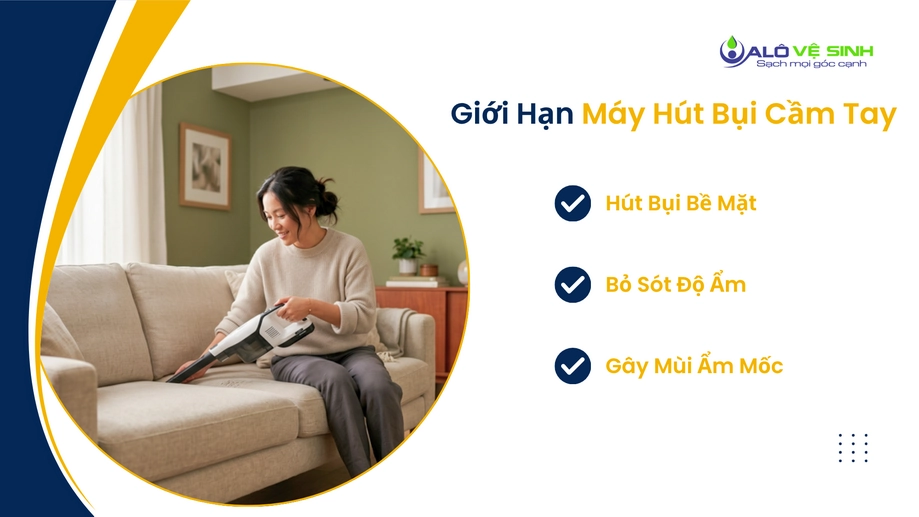 Dịch vụ giặt ghế sofa Quận 7 xử lý vết ố ngấm sâu dưới nệm