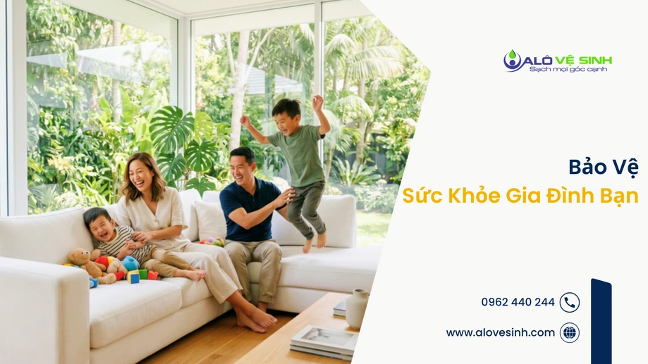 Dịch vụ vệ sinh ghế sofa Tân Bình an toàn cho gia đình