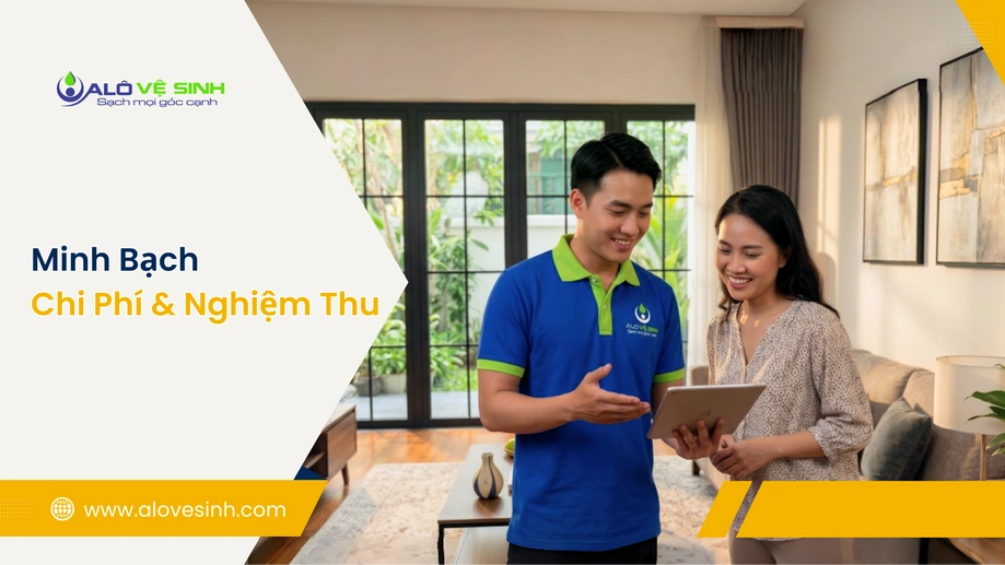 Khách hàng nghiệm thu dịch vụ giặt ghế sofa Tân Phú
