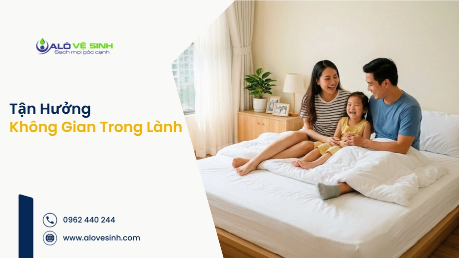 Giặt nệm Hóc Môn định kỳ giúp loại bỏ mạt bụi và bảo vệ hô hấp 