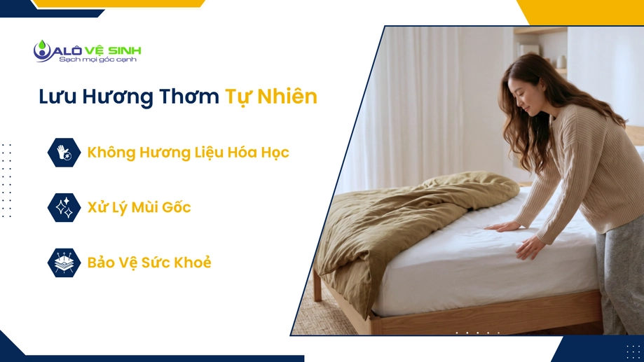 Dịch vụ giặt nệm Quận 5 mang lại hương thơm tự nhiên
