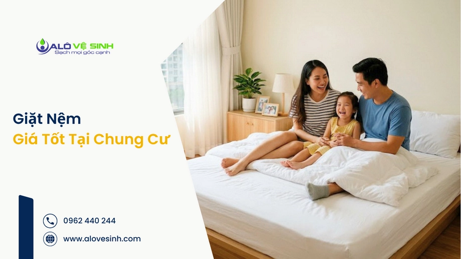 Gia đình tận hưởng không gian sạch với dịch vụ giặt nệm Thủ Đức giá rẻ