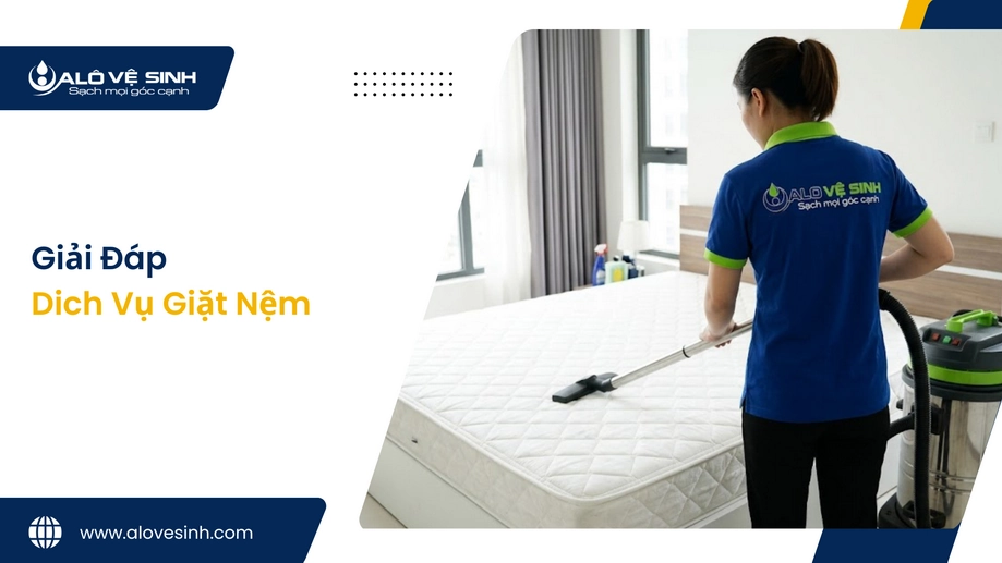 Hiệu quả làm sạch trước và sau khi giặt nệm Cần Giờ