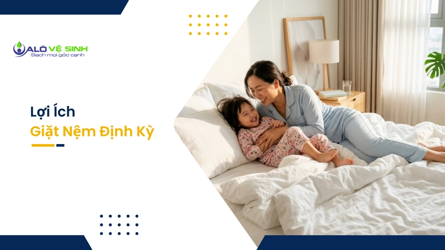 Dịch vụ vệ sinh nệm Gò Vấp giúp bảo vệ làn da của bé