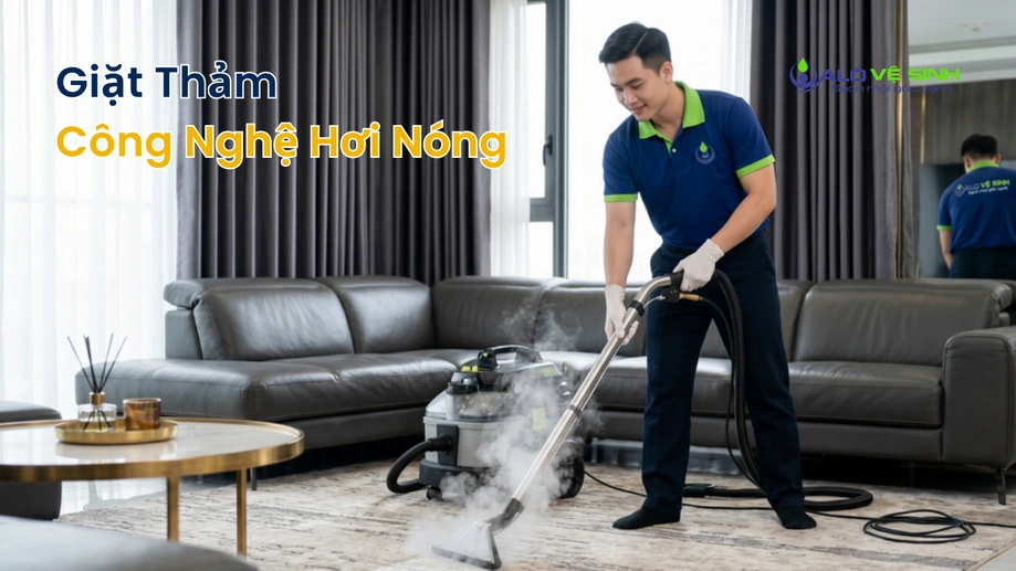 Máy giặt thảm hơi nước nóng Quận 11 diệt nấm mốc