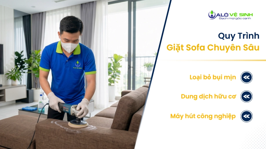 Quy trình vệ sinh ghế sofa Quận 7