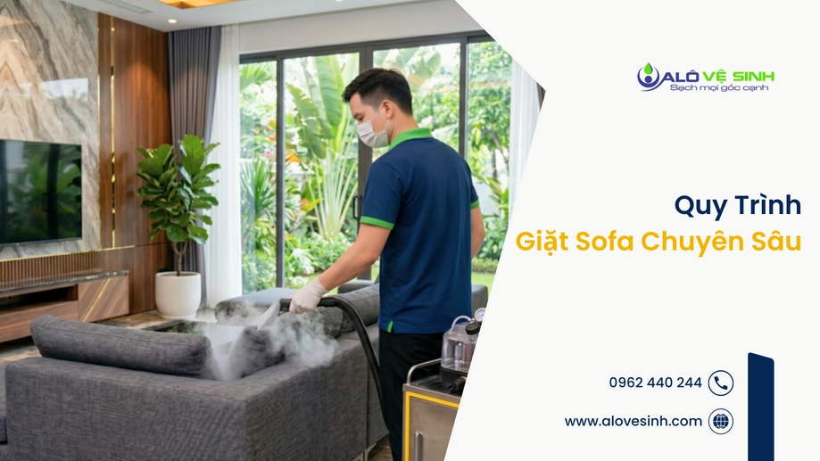 Kỹ thuật giặt ghế sofa Quận 8 tại nhà chuyên sâu
