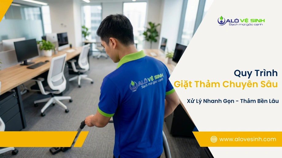 Thi công dịch vụ giặt thảm văn phòng Quận 3 bài bản
